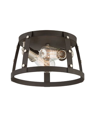 Designers Fountain Presidio 2 Light Flush Mount
