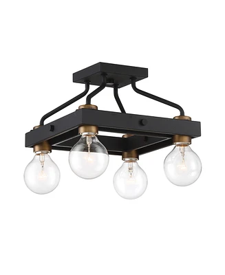 Designers Fountain Ravella 4 Light Semi-Flushmount