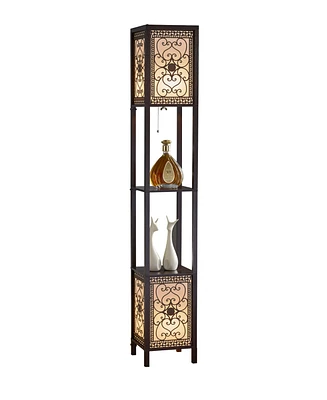 Artiva Usa Infinity 64" Heart Shelf Floor Lamp