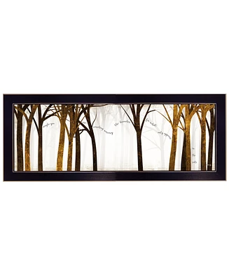 Trendy Decor 4U In the Roots By Marla Rae, Printed Wall Art, Ready to hang, Black Frame, 20" x 8"