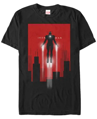 Marvel Men's Avengers Iron Man Taking off, Short Sleeve T-Shirt