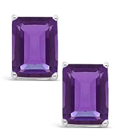 Garnet (3-9/10 ct. t.w.) Stud Earrings Sterling Silver. Also Available Amethyst (3-1/5 and Citrine