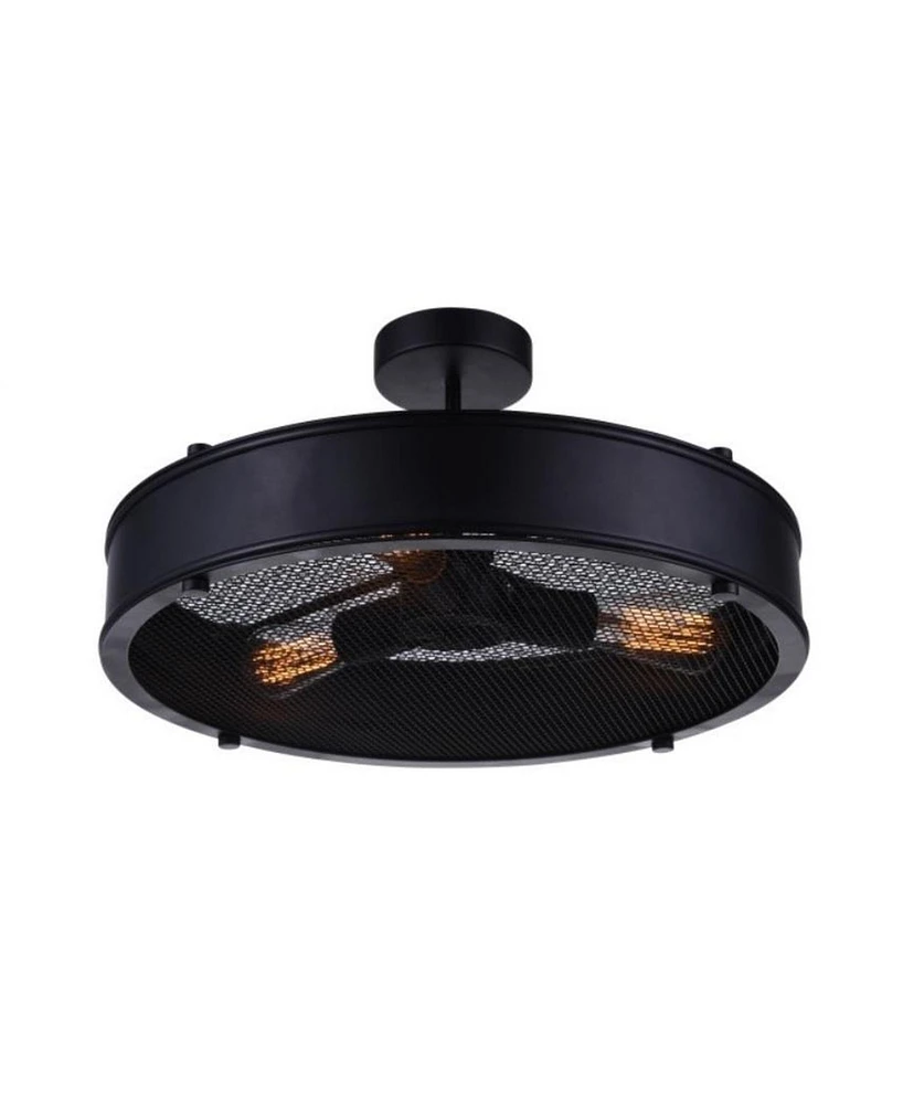 Cwi Lighting Tigris 3 Light Flush Mount