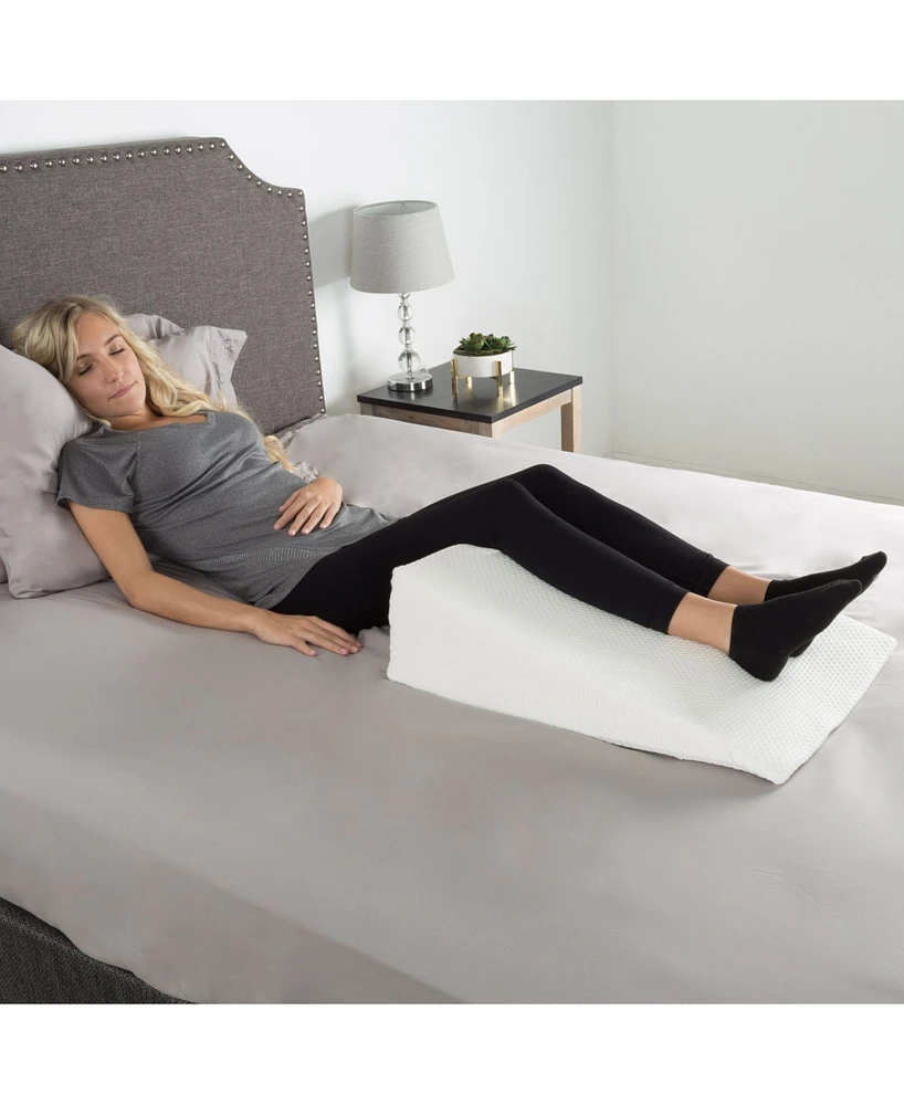 Baldwin Rayon from Bamboo Fiber Cover Memory Foam Bed Wedge Pillow