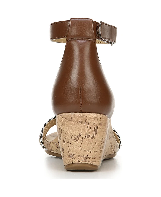 Naturalizer Women's Areda Ankle Strap Wedge Sandals MainPlace Mall