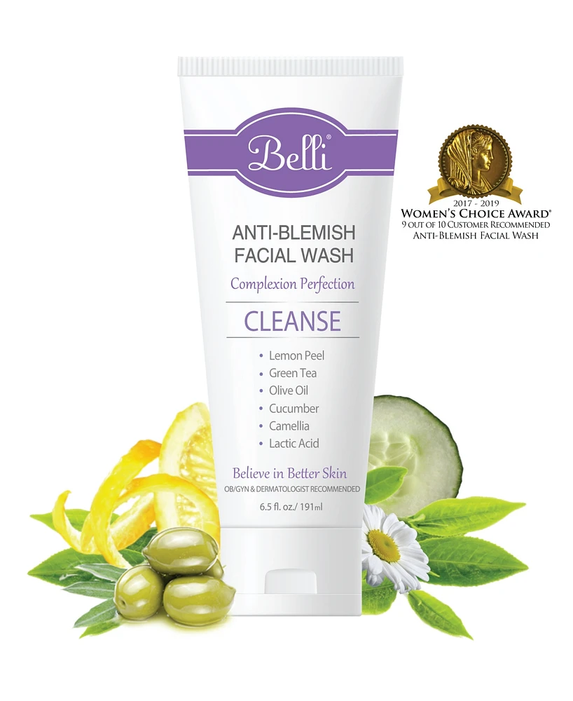 Belli Skin Care Anti-Blemish Facial Wash, 6.5 oz.