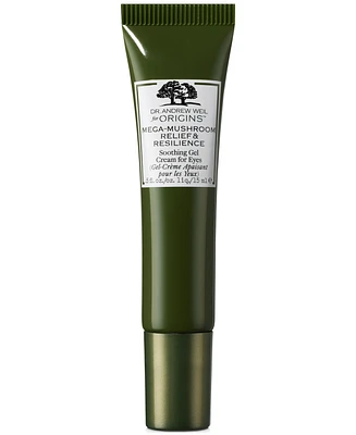 Origins Mega-Mushroom Relief & Resilience Soothing Gel Cream For Eyes, 0.5 oz.