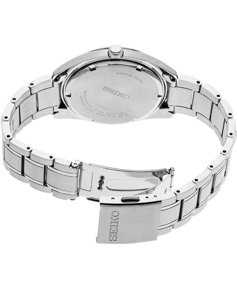 Seiko Men's Essentials Stainless Steel Bracelet Watch 40.2mm