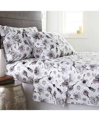 Southshore Fine Linens Watercolor Symphony Luxury Cotton Sateen 4-Pc. Extra Deep Pocket Sheet Set, Full