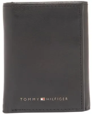 Tommy Hilfiger Mens Leather Trifold Wallet Collection