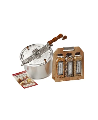 Wabash Valley Farms Gourmet Kernel Collection Whirley-Pop Set