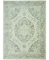 Long Street Looms Peace PEA05 Ivory 6' x 9' Area Rug
