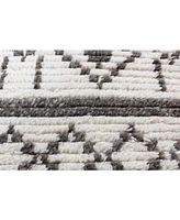 Closeout! Bashian Natural Wool M133 Ivory 3'6" x 5'6" Area Rug