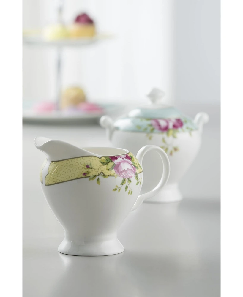 Aynsley China Archive Rose Sugar and Cream Set