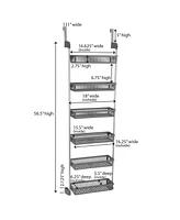 Household Essentials Over-the-Door 6 Shelf Storage Rack