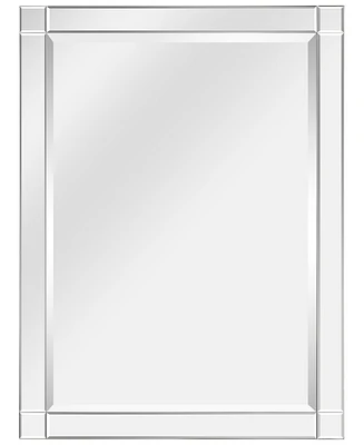 Empire Art Direct Moderno Squared Corner Beveled Rectangle Wall Mirror, 40" x 30" x 1.18"