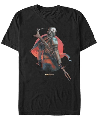 Fifth Sun Men's Star Wars The Mandalorian Dusty Sunset Short Sleeve T-shirt