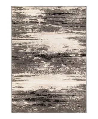Closeout! Orian Illusions Devonridge Charcoal 5'3" x 7'6" Area Rug