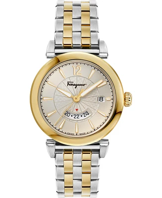 Ferragamo Men's Swiss Feroni Two-Tone Stainless Steel Bracelet Watch 40mm