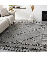 Closeout! Livabliss Apache Apa- Black 8' x 10' Area Rug