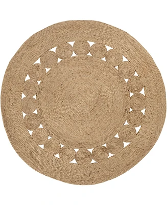 Closeout! Surya Sundaze Sdz-1008 Wheat 3' x 3' Round Area Rug