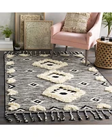 Closeout! Livabliss Apache Apa- Black 3' x 5' Area Rug