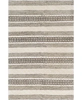 Surya Farmhouse Neutrals Fls-2301 Cream 2' x 3' Area Rug