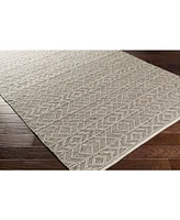 Surya Ingrid Ing-2000 Black 8' x 8' Square Area Rug