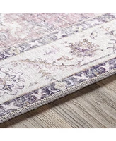 Livabliss Iris Irs-2305 Burgundy 2'6" x 7'6" Runner Area Rug
