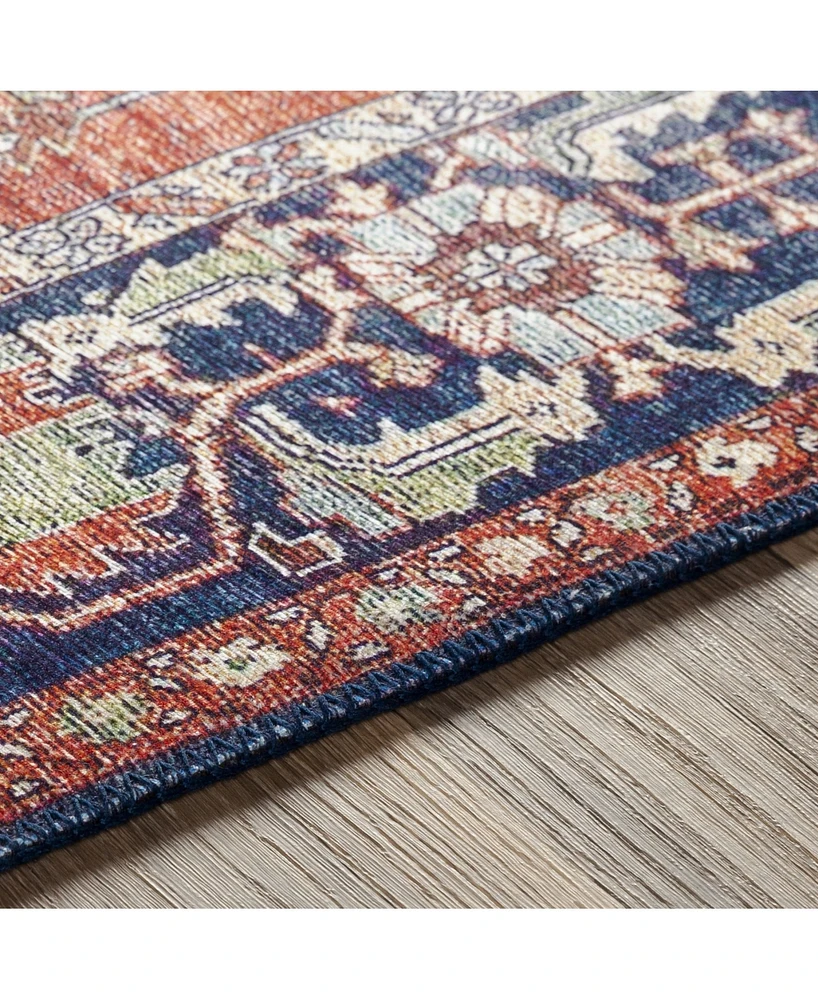 Livabliss Iris Irs-2308 Red 5' x 7'6" Area Rug