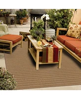 Oriental Weavers Karavia 001X3 Tan 6'7" x 9'6" Outdoor Area Rug