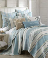 Levtex Maui Stripe Reversible 2-Pc. Quilt Set, Twin