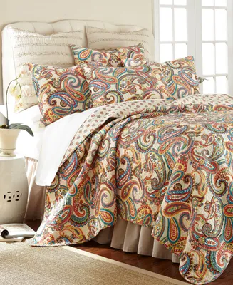 Levtex Alyssa Paisley Reversible 3-Pc. Quilt Set