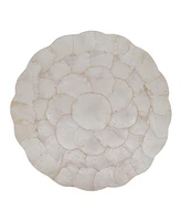 Saro Lifestyle Scalloped Capiz Placemat Set of 4