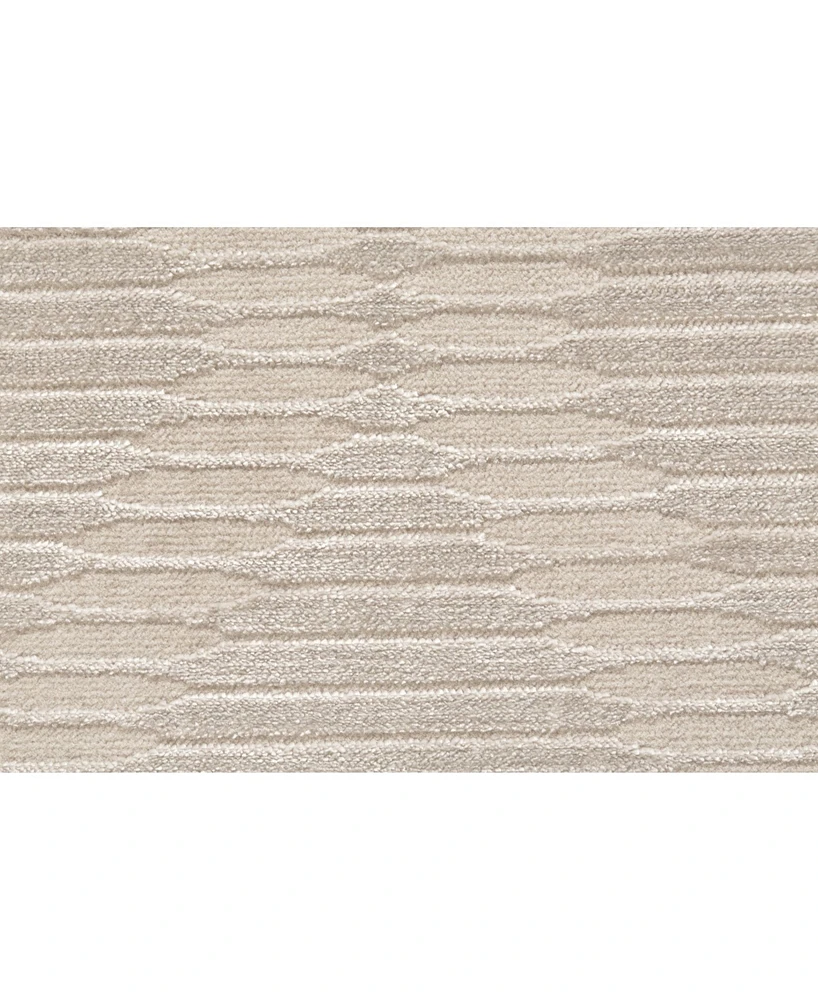 Feizy Prasad R3678 Cream 5' x 8' Area Rug
