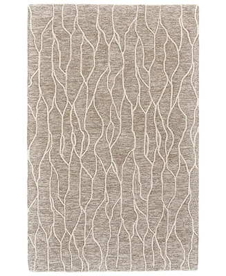 Feizy Enzo R8734 Ivory 2'6" x 8' Runner Rug