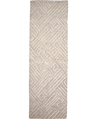 Feizy Enzo R8737 Ivory 2'6" x 8' Runner Rug
