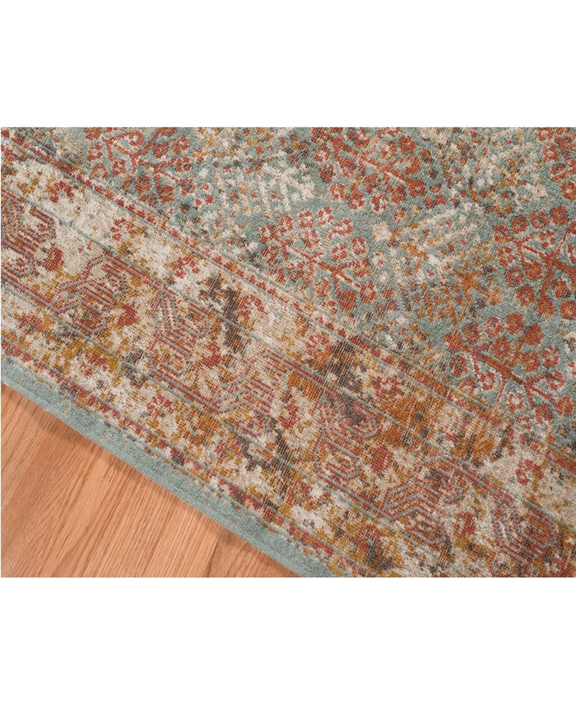 Amer Rugs Eternal Ete-15 Turquoise 5'7" x 7'6" Area Rug