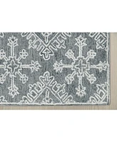 Amer Rugs Boston Bos-36 Charcoal 7'6" x 9'6" Area Rug