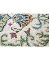 Closeout! Bashian Taron Val-06 Ivory 3'6" x 5'6" Area Rug