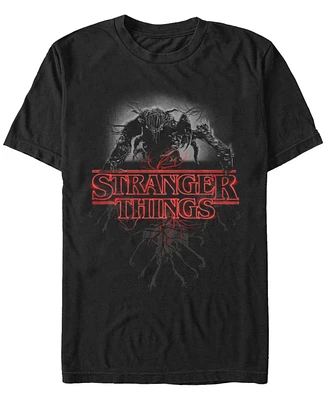 Fifth Sun Men's Stranger Things Demogorgan Poster Short Sleeve T-Shirt