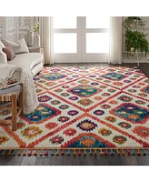 Closeout! Nourison Home Nomad NMD05 Navy 7'10" x 10'6" Area Rug
