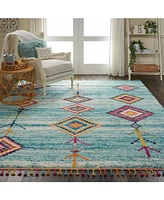 Closeout! Nourison Home Nomad NMD06 Ivory 7'10" x 10'6" Area Rug