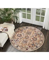 Closeout! Nourison Home Lagos LAG02 Brick 5'3" x 7'6" Area Rug