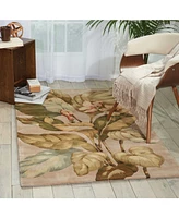 Nourison Home Tropics TS04 Beige 3'6" x 5'6" Area Rug