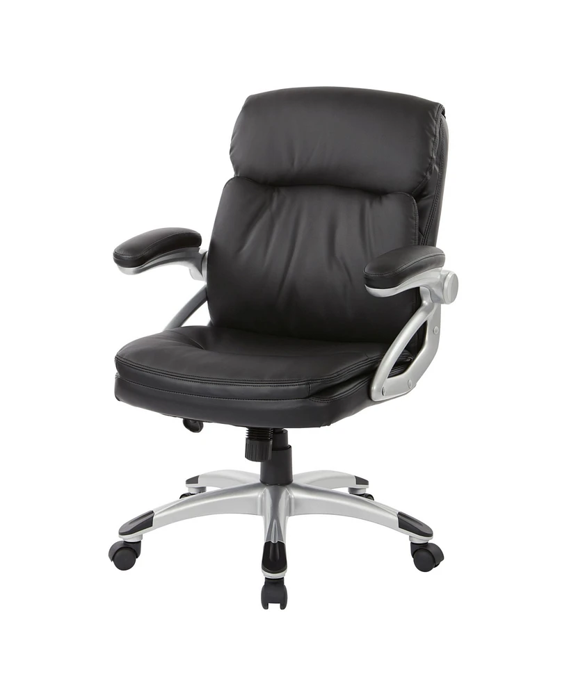 Osp Home Furnishings Executive Low Back Office Chair