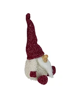 Northlight Chubby Smiling Gnome Plush Table top Christmas Figure