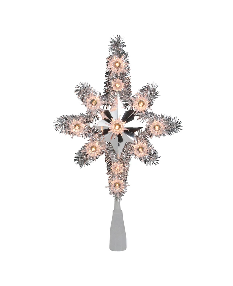Northlight Lighted Tinsel Star Of Bethlehem Christmas Tree Topper