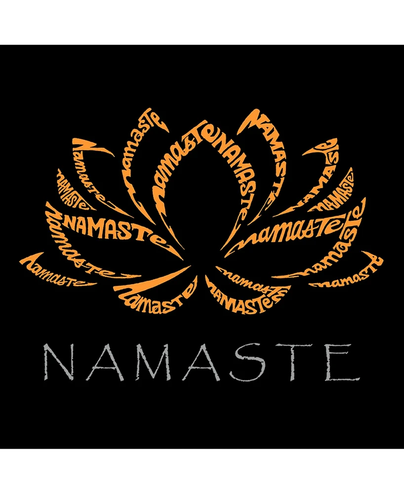 La Pop Art Men's Word Namaste Crewneck Sweatshirt