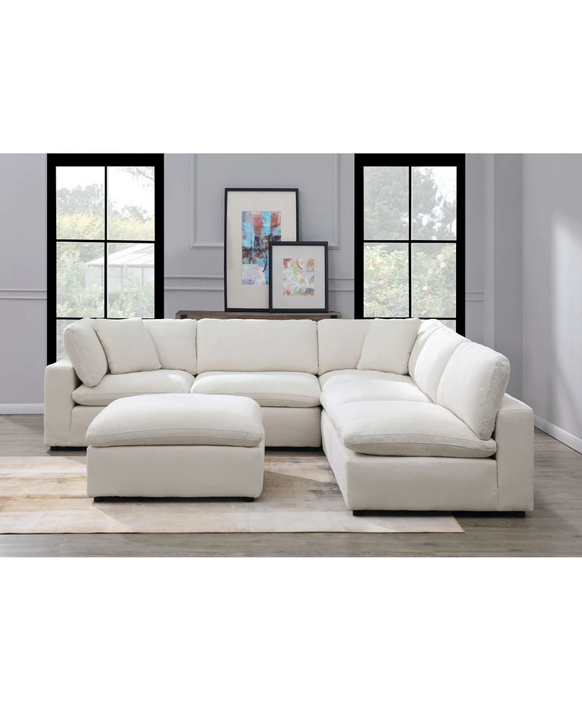Picket House Furnishings Haven Ottoman